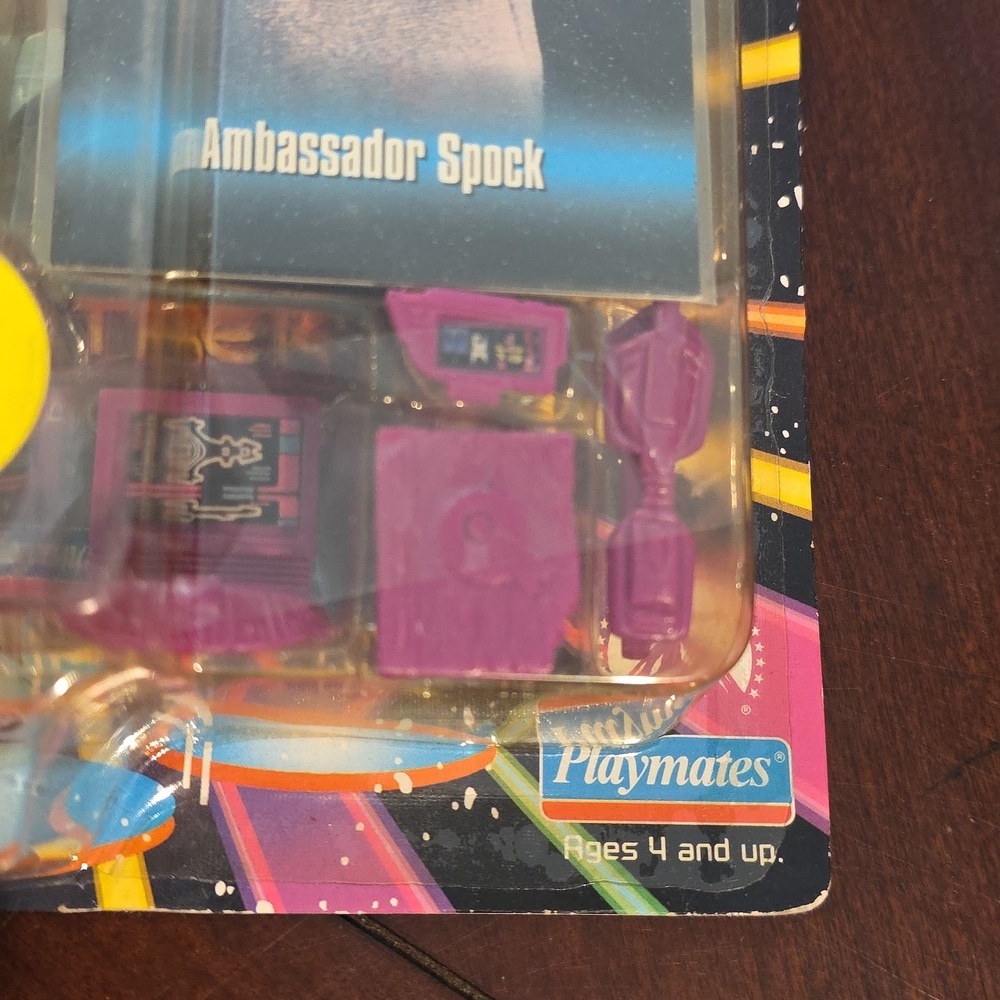 Star Trek  The Next Generation Ambassador Spock Action Figure Plus Card - Picture 2 of 5